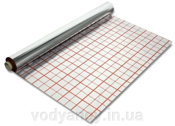 Фольга PL з розміткою для теплої підлоги 105 мк 100 мікрон 105 микрон від компанії магазин Водяний - фото 1