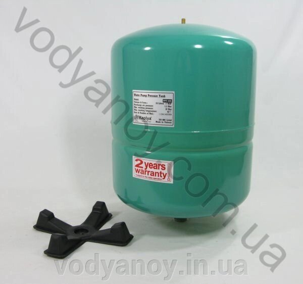 Гидроаккумулятор водопостачання   24 л мембранний Kaplya вертикальний PPT-60G від компанії магазин Водяний - фото 1
