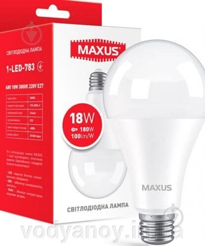 Лампа світлодіодна E27 ТА 18 Вт - 4к Maxus 1-LED-784 від компанії магазин Водяний - фото 1