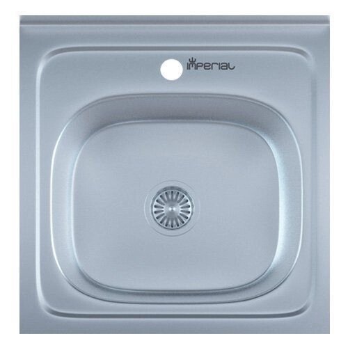 Мийка кухонна Imperial 500 x 500 Satin з сифоном від компанії магазин Водяний - фото 1