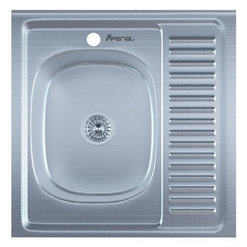 Мийка кухонна Imperial 600 x 600 L Satin / POL з сифоном 6060 L Satin від компанії магазин Водяний - фото 1