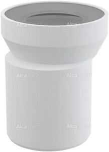 Підключення до унітазу пластикове, ексцентрик-15 мм Alcaplast внутрішня каналізація A92