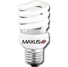 Лампа енергозберігаюча E14 11 Вт 2700К Т2 spiral Maxus 1-ESL-339