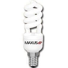 Лампа енергозберігаюча E14 17 Вт 2700К mini spiral Maxus 1-ESL-009