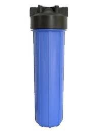 Корпус фільтра 20 блакитний натрубний Big Blue AquaKut ключ, пластина