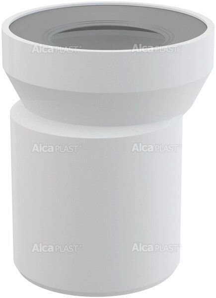 Підключення до унітазу пластикове, ексцентрик-15 мм Alcaplast внутрішня каналізація A92 від компанії магазин Водяний - фото 1