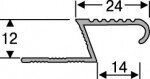 Профіль для плитки пвх кутовий внутрішній  8 мм темно - бежевий від компанії магазин Водяний - фото 1