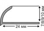Профіль для плитки пвх кутовий зовнішній 10 мм білий від компанії магазин Водяний - фото 1