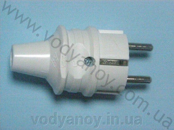 Вилка електрична пряма із заземленням Viko 16 А від компанії магазин Водяний - фото 1