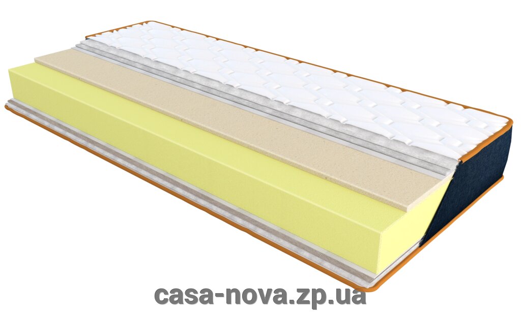 Безпружинний матрац CAPRI - TM Denim від компанії CASA-NOVA меблевий салон в Запоріжжі - матраци, меблі, спальні - фото 1