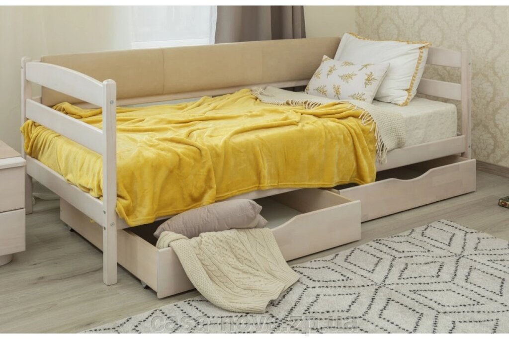 Детская кровать МАРИО с мягкой спинкой - ТМ Олимп от компании Итальянская мебель, матрасы, купить Запорожье, Украина "Casa-Nova" - фото 1