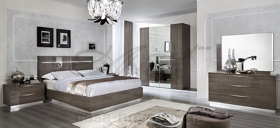 Італійська ліжко PLATINUM LEGNO - Camelgroup від компанії CASA-NOVA меблевий салон в Запоріжжі - матраци, меблі, спальні - фото 1