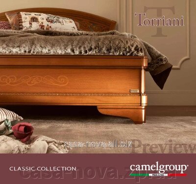 Італійська спальня колекція TORRIANI NIGHT - класика Camelgroup від компанії CASA-NOVA меблевий салон в Запоріжжі - матраци, меблі, спальні - фото 1