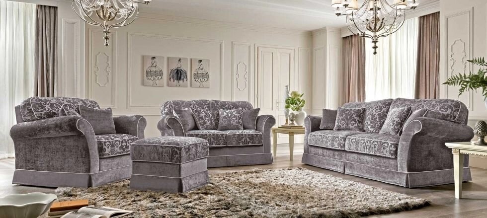 Італійські м'які меблі TREVISO SOFA - класика Camelgroup від компанії CASA-NOVA меблевий салон в Запоріжжі - матраци, меблі, спальні - фото 1