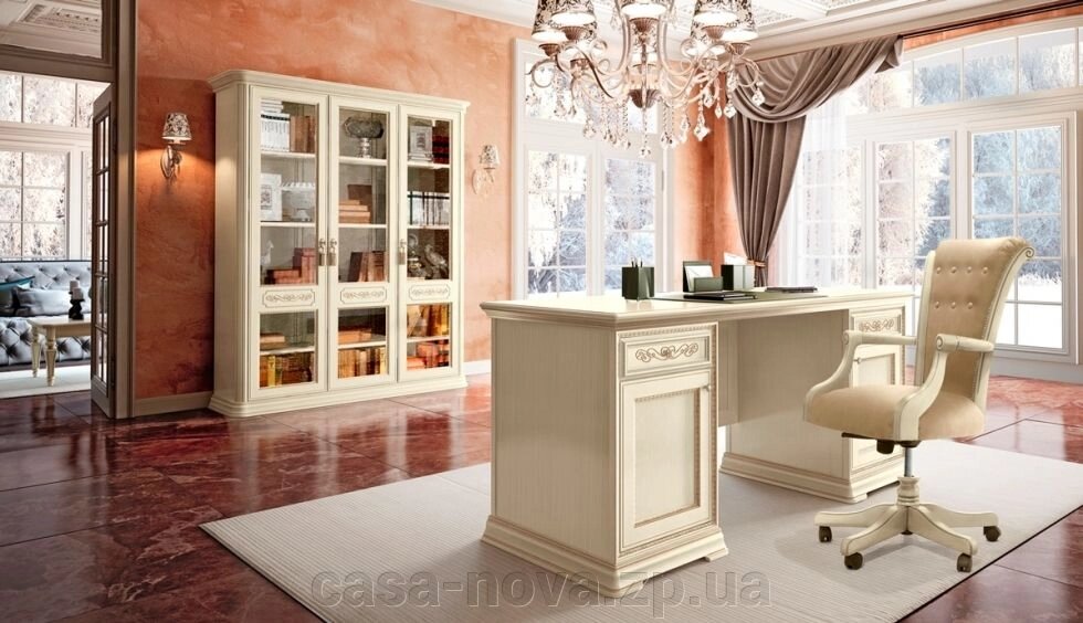 Італійський кабінет TORRIANI OFFICE AVORIO - меблі Camelgroup від компанії CASA-NOVA меблевий салон в Запоріжжі - матраци, меблі, спальні - фото 1