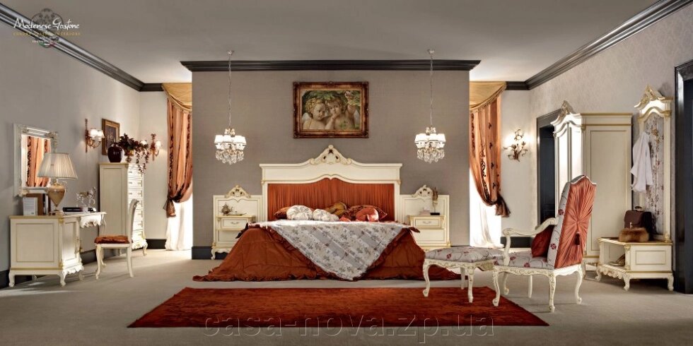 Королівська спальня - CASANOVA COLLECTION - Modenese Gastone від компанії CASA-NOVA меблевий салон в Запоріжжі - матраци, меблі, спальні - фото 1