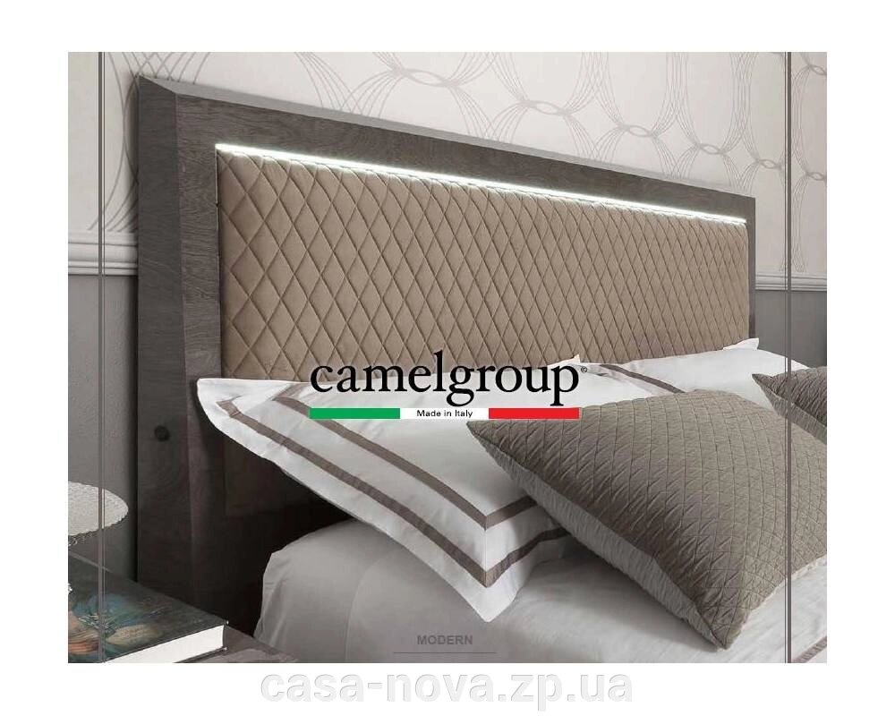 Кровать с мягкой спинкой PLATINUM ROMBI - Camelgroup ##от компании## Итальянская мебель, матрасы, купить Запорожье, Украина "Casa-Nova" - ##фото## 1