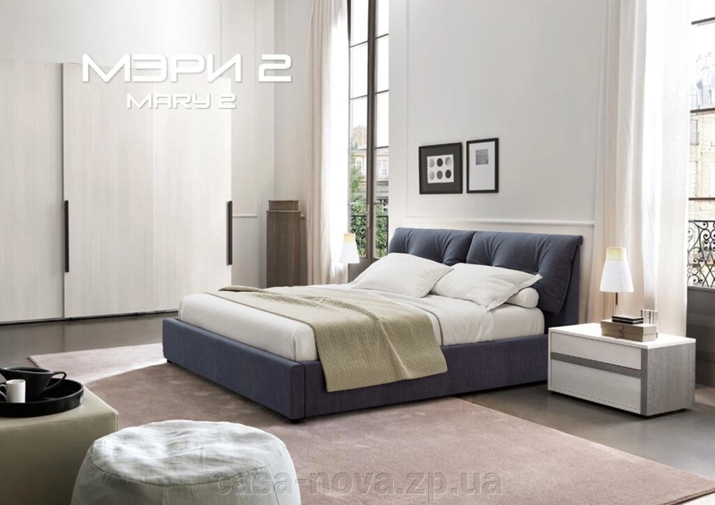 Ліжко м'яка MARY 2 - ТМ Green Sofa від компанії CASA-NOVA меблевий салон в Запоріжжі - матраци, меблі, спальні - фото 1
