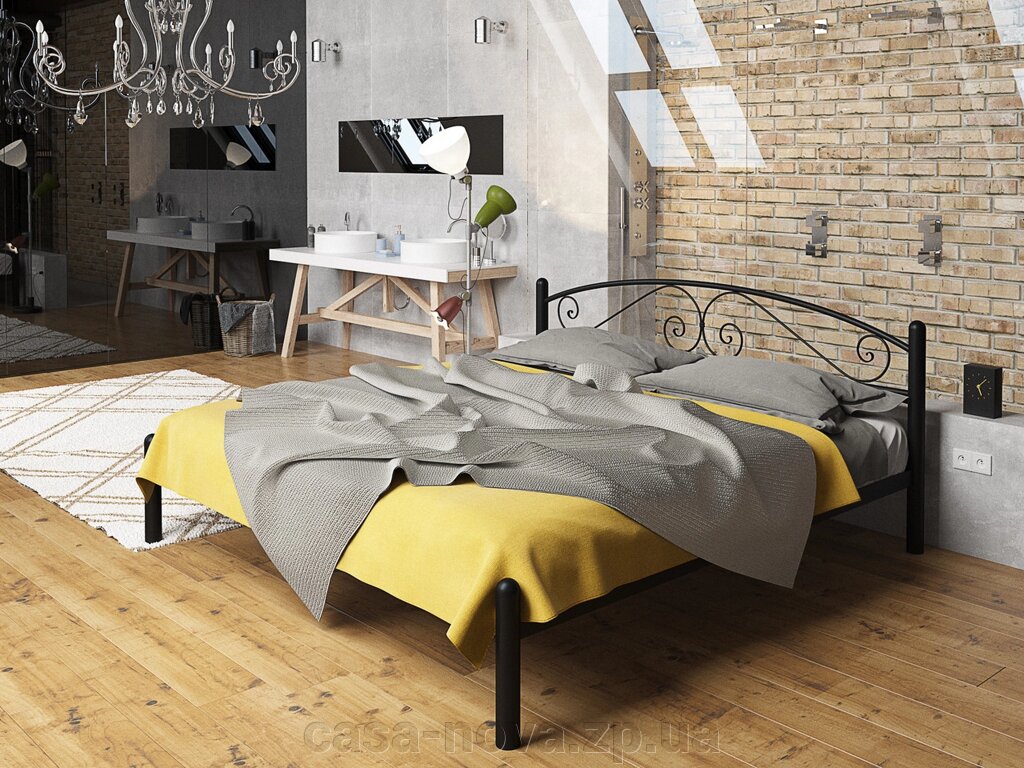 Ліжко металева "ВІОЛА", ТМ Tenero від компанії Італійські меблі, матраци, купити Запоріжжя, Україна "Casa-Nova" - фото 1