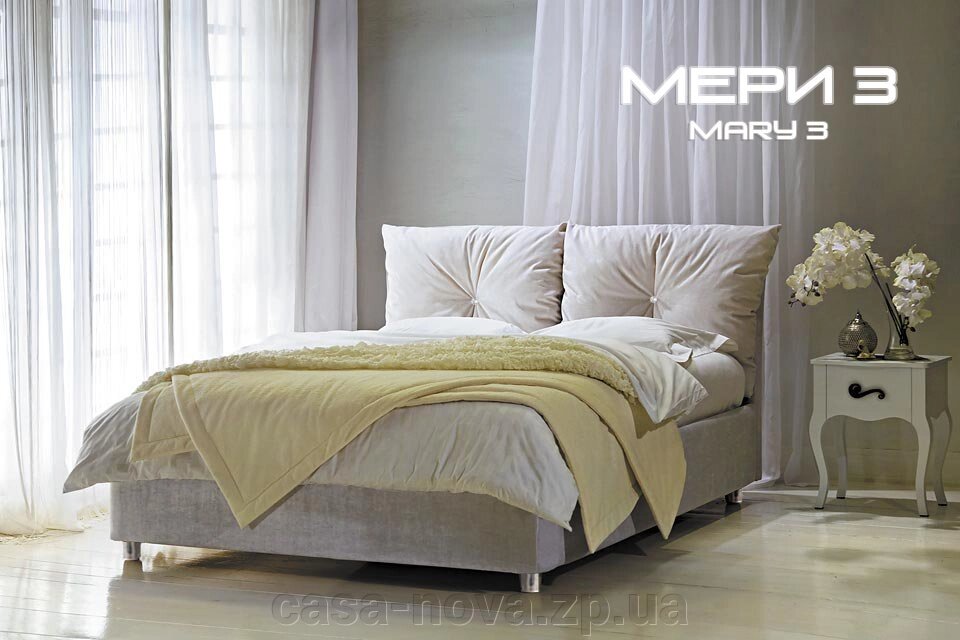 Ліжко з механізмом МЕРИ 3 - ТМ Green Sofa від компанії CASA-NOVA меблевий салон в Запоріжжі - матраци, меблі, спальні - фото 1