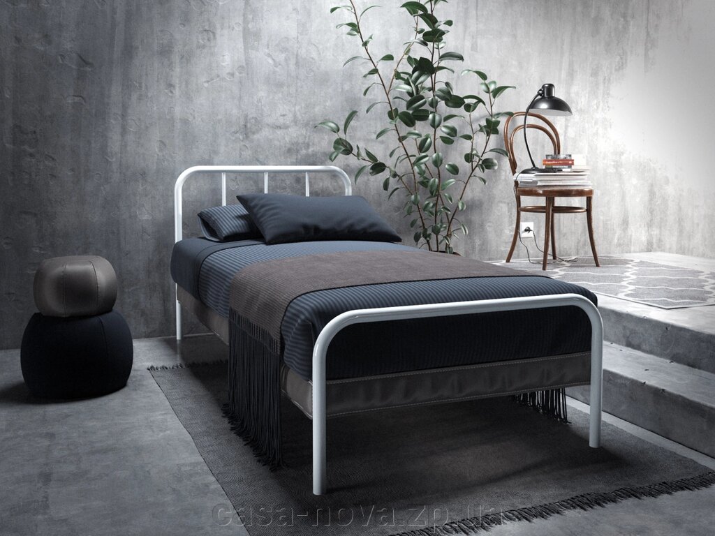Ліжко з металу "ІРІС МІНІ", ТМ Тенеро від компанії Італійські меблі, матраци, купити Запоріжжя, Україна "Casa-Nova" - фото 1