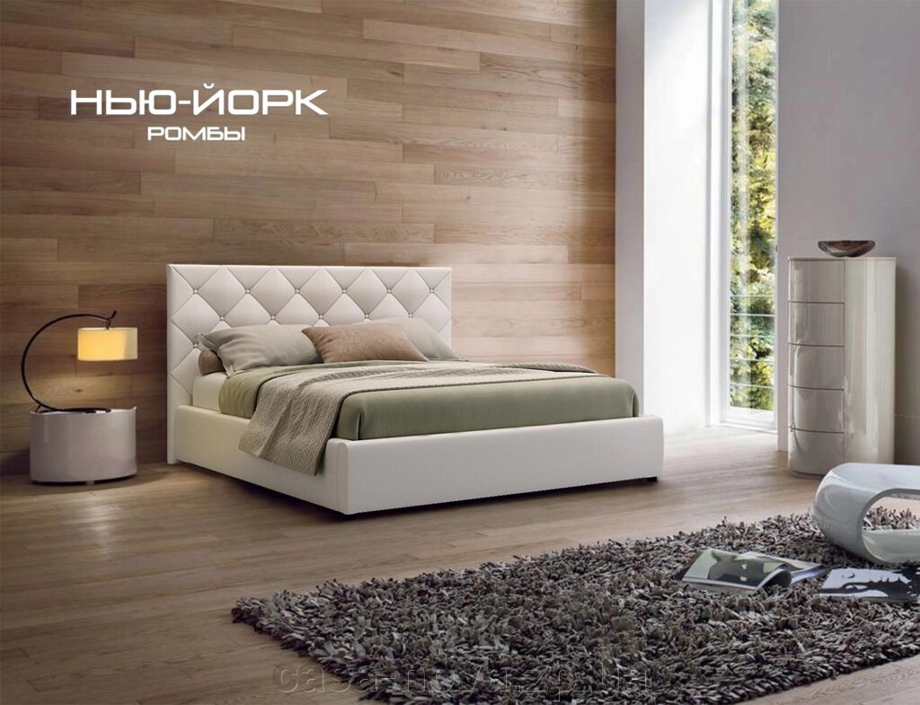 Ліжко з підйомником НЬЮ ЙОРК - ТМ Green Sofa від компанії CASA-NOVA меблевий салон в Запоріжжі - матраци, меблі, спальні - фото 1