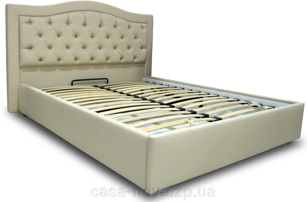 М'яке ліжко КВИН / Queens - TM Novelty від компанії CASA-NOVA меблевий салон в Запоріжжі - матраци, меблі, спальні - фото 1