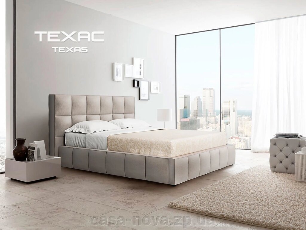 М'яке ліжко ТЕХАС - ТМ Green Sofa від компанії CASA-NOVA меблевий салон в Запоріжжі - матраци, меблі, спальні - фото 1