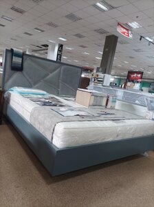 Ліжко ЕЛАРА-5 - сіро-синя емаль, ТМ Buczynski в Запорізькій області от компании CASA-NOVA мебельный салон в Запорожье - матрасы, мебель, спальни