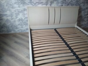 Ліжко АМИНА дуб вибілений - меблі Бучинський