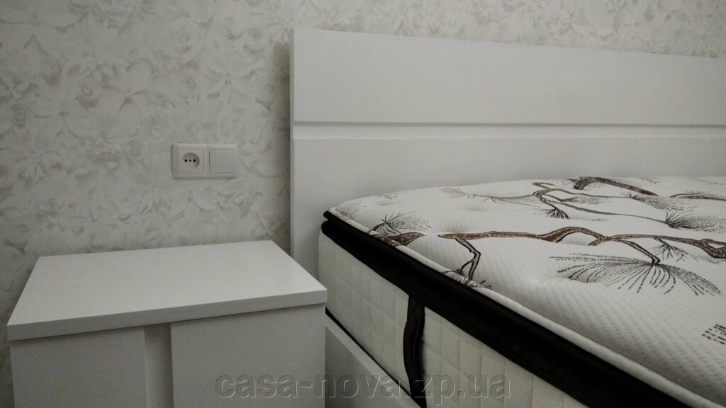 Спальня Елара білий глянець - фабрика Бучинський від компанії CASA-NOVA меблевий салон в Запоріжжі - матраци, меблі, спальні - фото 1