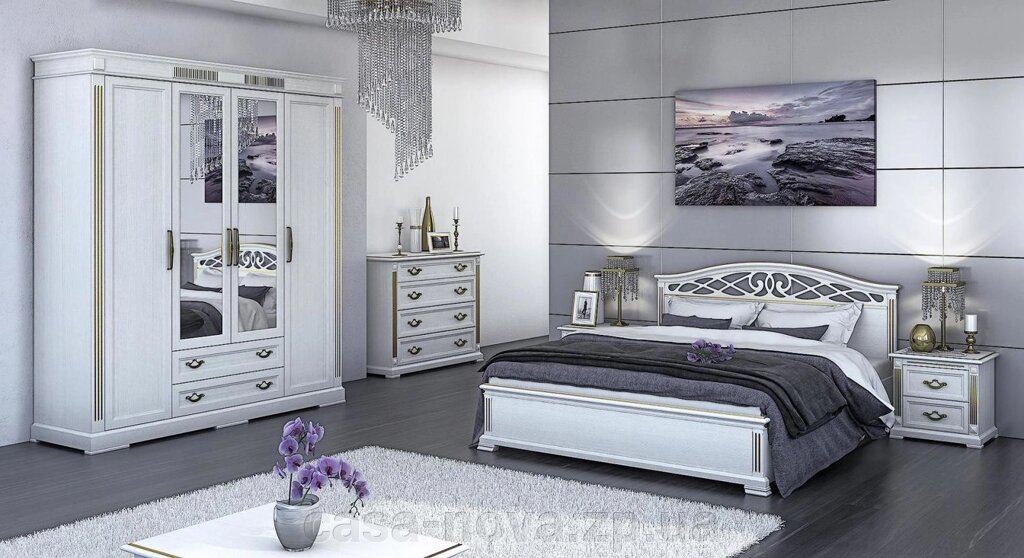 Спальня класична ВІКТОРІЯ - фабрика Арт-Ніко від компанії CASA-NOVA меблевий салон в Запоріжжі - матраци, меблі, спальні - фото 1