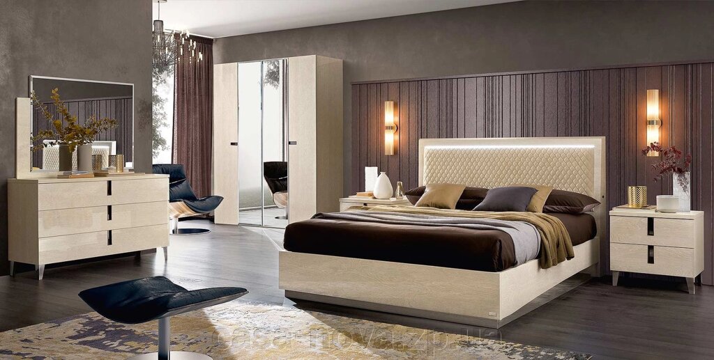 Спальня модерн AMBRA, колекція Modum - Camelgroup від компанії CASA-NOVA меблевий салон в Запоріжжі - матраци, меблі, спальні - фото 1