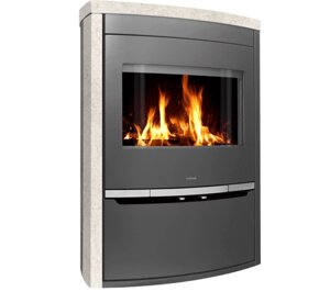 Color stove L2 GREY STEEL limestone