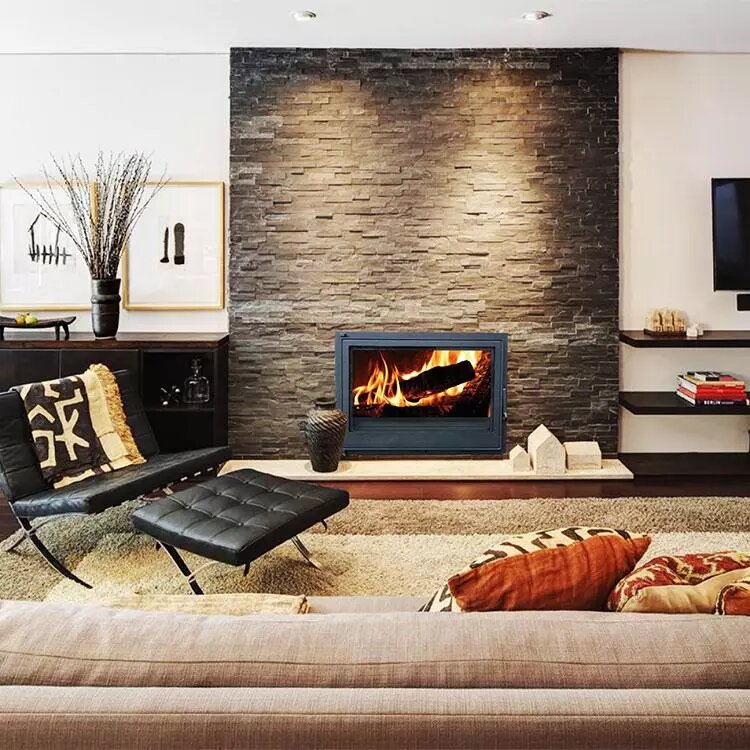 Ferguss Fireplace FG-17 с внешней приточкой м шибером ##от компании## House heat - ##фото## 1