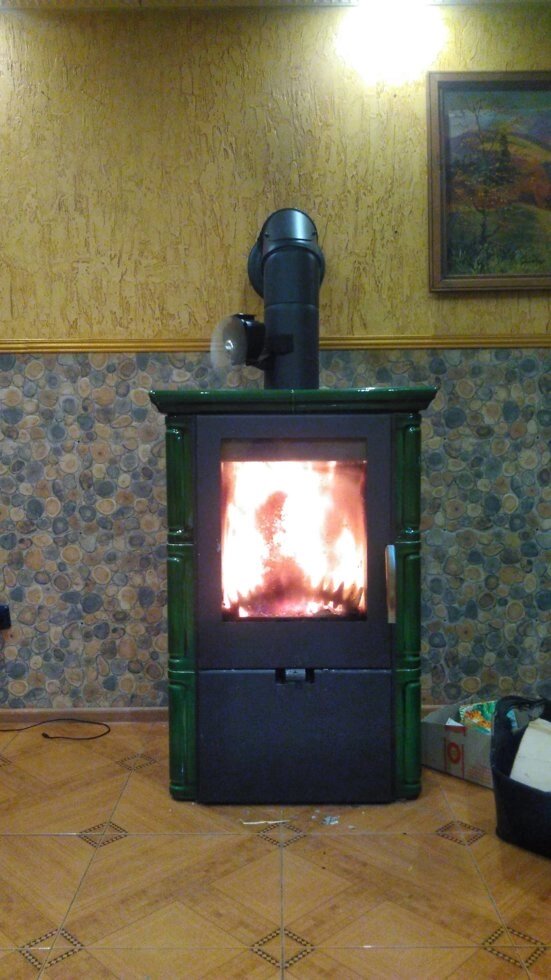 Опалення піч камін Thorma Landshut II Top зелена (каминофен, кахельна піч, кахельна піч) від компанії House heat - фото 1