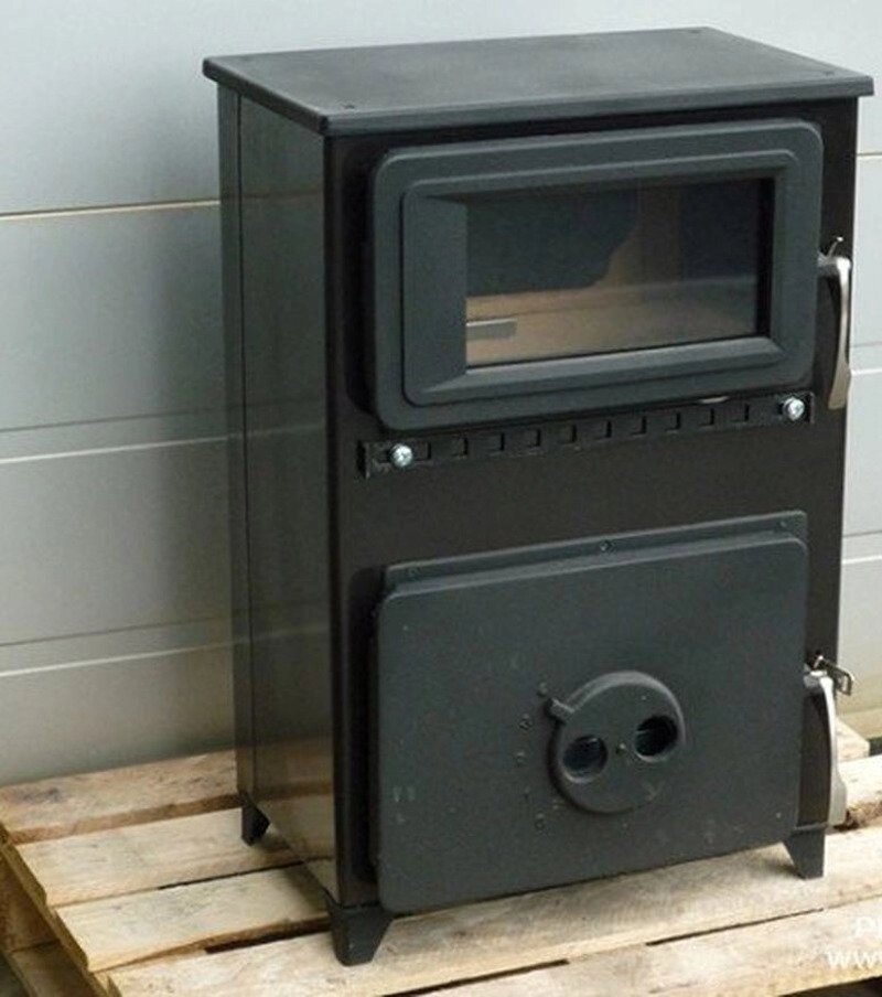 Піч опалювально варки дров'яна для будинку
 Thorma Filex-H Чорна (грубка Торма Філекс) від компанії House heat - фото 1
