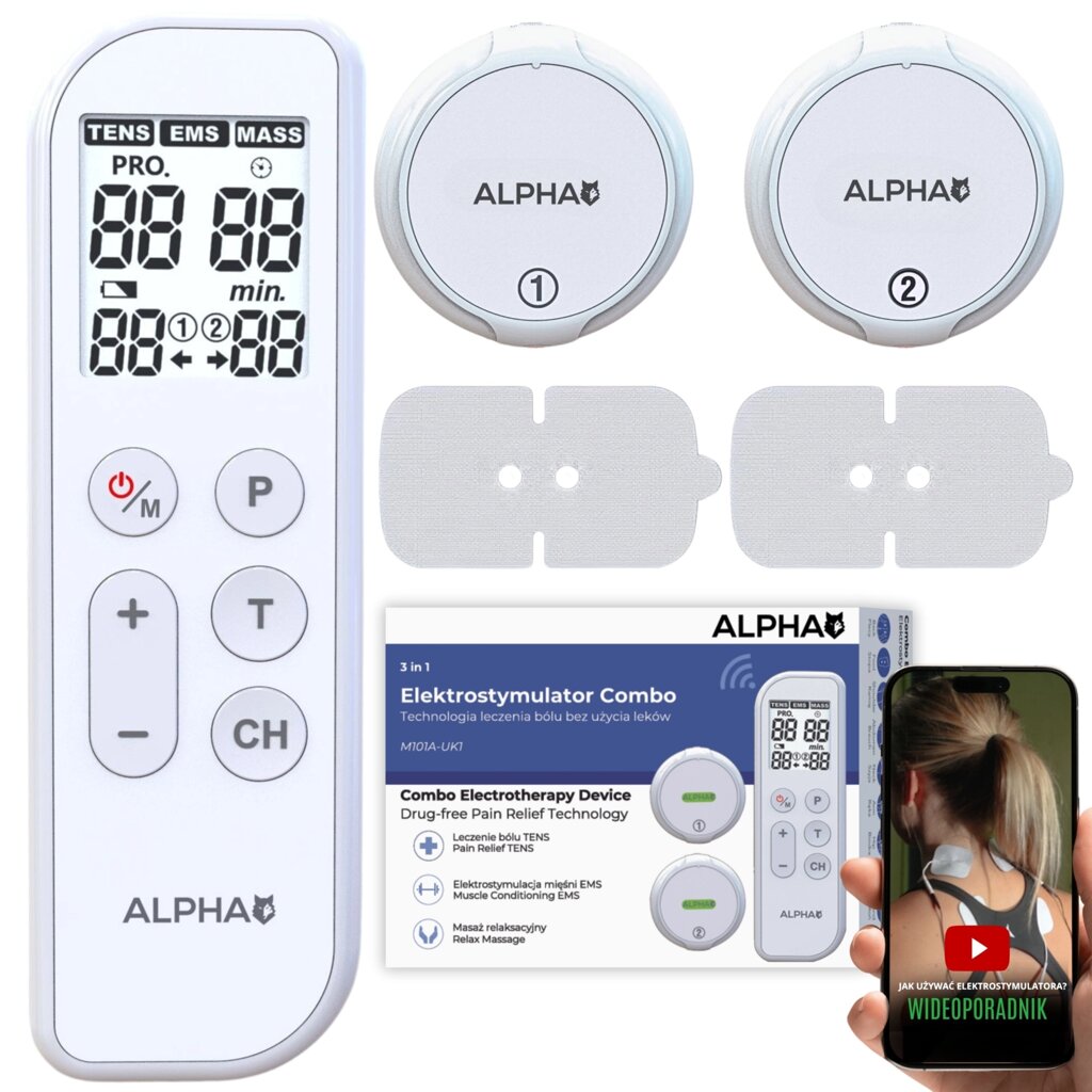 Бездротовий електростимулятор Alpha M101A-UK1 від компанії joker - фото 1