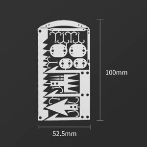 Інструмент мультитул для походів: пила, рибальські гачки, голки для шиття, наконечники для стріл, гарпунів
