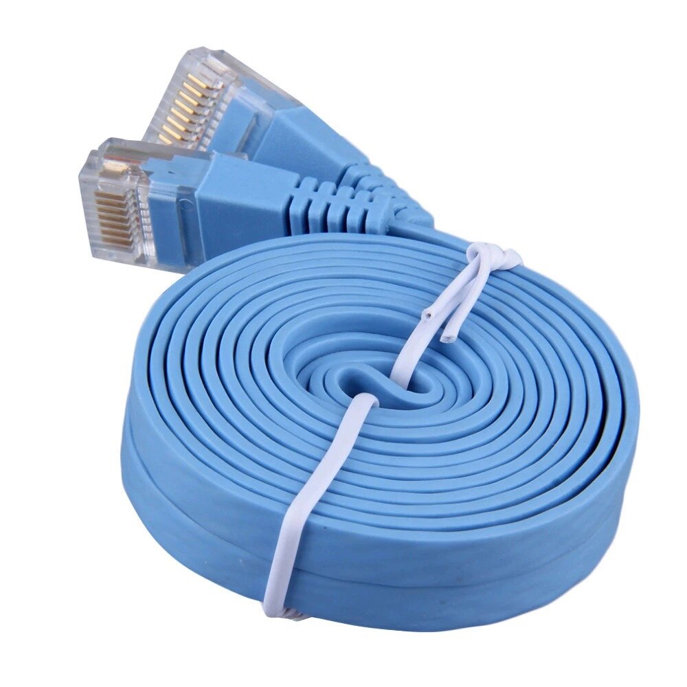 Кабель мережевий Ethernet Cat 6 Патч-корд для комп'ютера маршрутизатор ноутбука LAN 10 метрів від компанії 093UA - фото 1