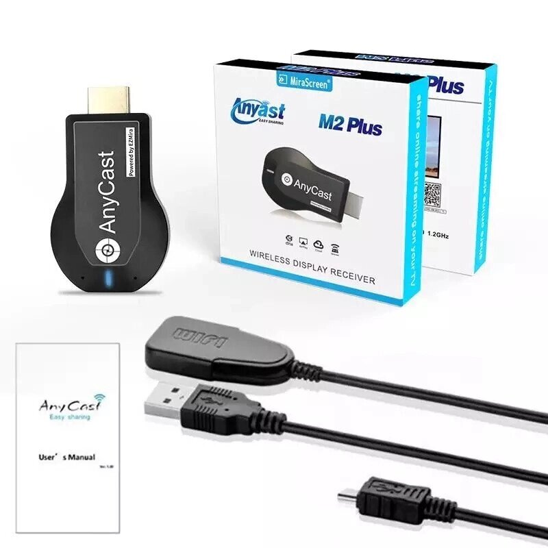 M2 Anycast HDMI-сумісний ТВ-приймач HD 1080P Miracast DLNA Airplay Wi-Fi дисплей приймач від компанії 093UA - фото 1