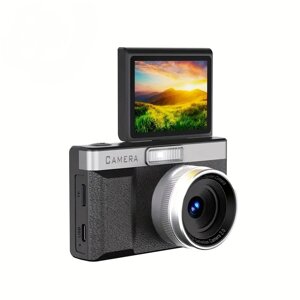 Цифрова камера 96 Мп з поворотним екраном 180°, OTG і Full HD відео