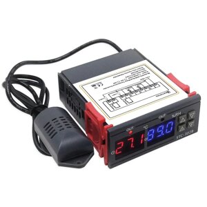 Універсальний термостат-гігростат STC-3028 110-220