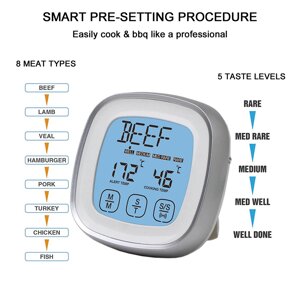 Термометр для їжі з датчиком якості їжі для кухні