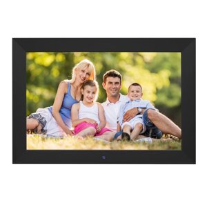 Цифрова фоторамка 10" HD IPS, пульт ДУ, музика, годинник, календар, підтримка SD/MMC, динаміки 32 gb
