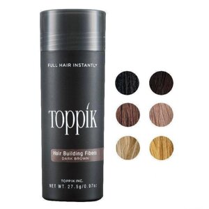 Загущувач для волосся toppik hair building fibers колір чорний