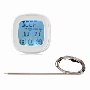 Універсальний термометр для кухні з LCD дисплеєм і таймером