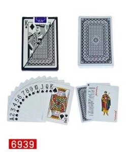 Гральні карти для покеру, пластикові 88х55 мм