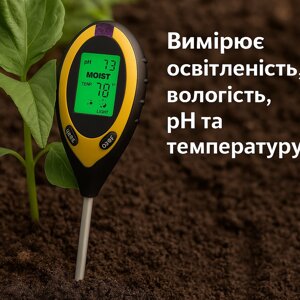 EcoGrow Sensor — багатофункціональний тестер ґрунту нового покоління
