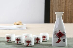 Набір керамічних японських саке-чашки, 7 шт чашки